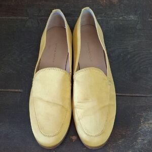 Banana Republic Gold Demi Satin Women's Loafer_1